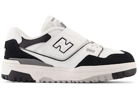 New Balance 550 Bungee Lace White Black Rain Cloud (PS)