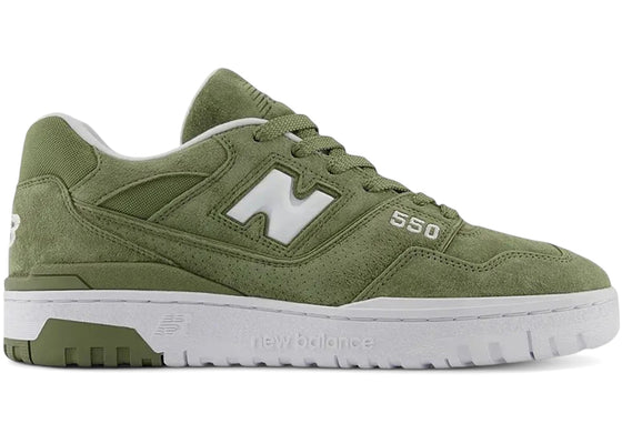 New Balance 550 Dark Olivine White sneakers - authentic New Balance shoes