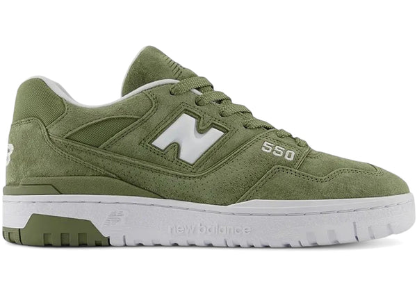 New Balance 550 Dark Olivine White sneakers - authentic New Balance shoes