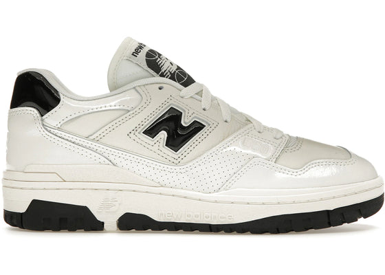 New Balance 550 Sea Salt Black Patent sneakers - authentic New Balance shoes