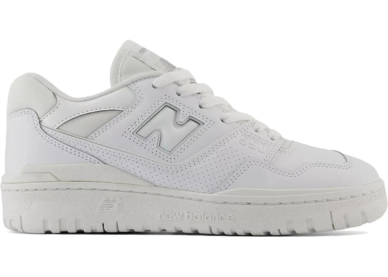 New Balance 550 Triple White (Women's) sneakers - authentic New Balance shoes