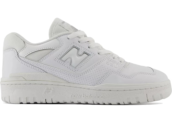 New Balance 550 Triple White (Women's) sneakers - authentic New Balance shoes