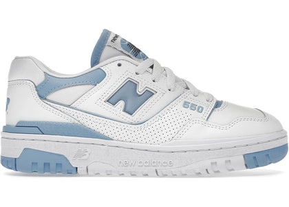 New Balance 550 UNC White Dusk Blue (Women's) - authentic New Balance sneakers
