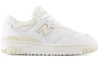 New Balance 550 White Cream Leather (GS) - sneakers view 2