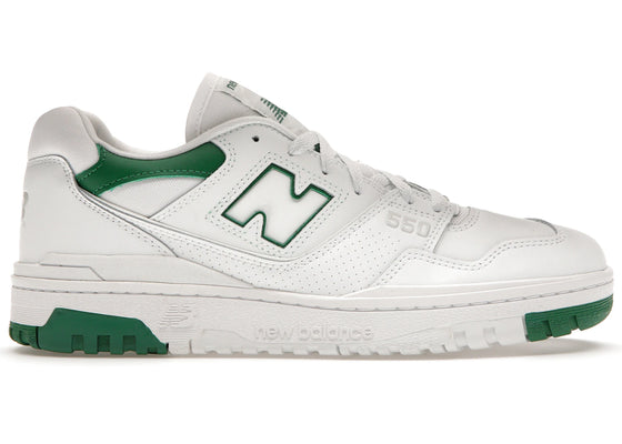 New Balance 550 White Classic Green sneakers - authentic New Balance shoes
