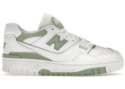 New Balance 550 White Mint Green - authentic New Balance sneakers