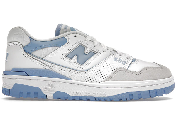 New Balance 550 White Blue Haze Rain Cloud sneakers - authentic New Balance shoes