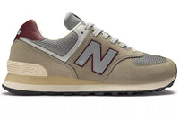 New Balance 574 Arid Stone Monarch Burgundy