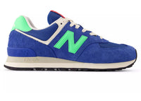 New Balance 574 Blue Agate Lime Leaf
