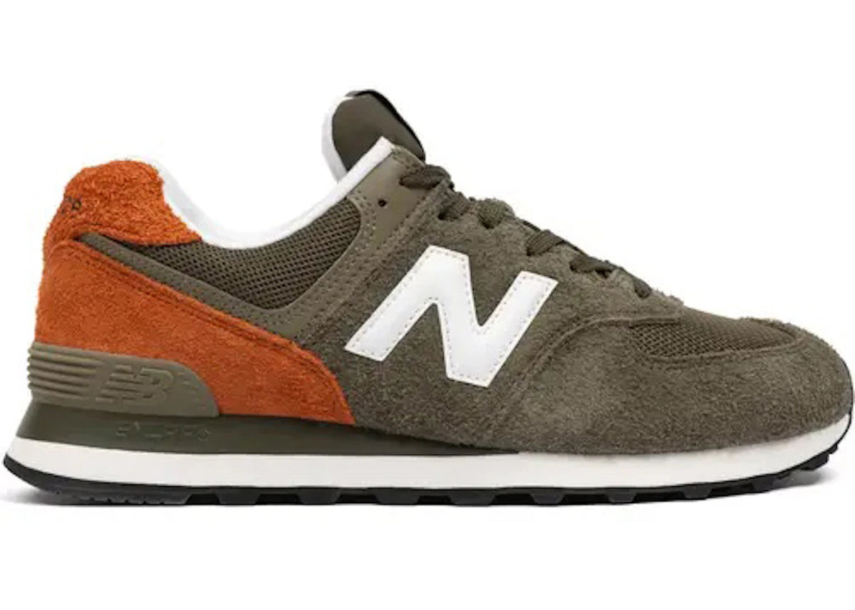 New Balance 574 Brown Orange - vue 360
