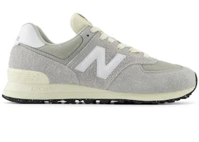 New Balance 574 Concrete White Angora - vue 360