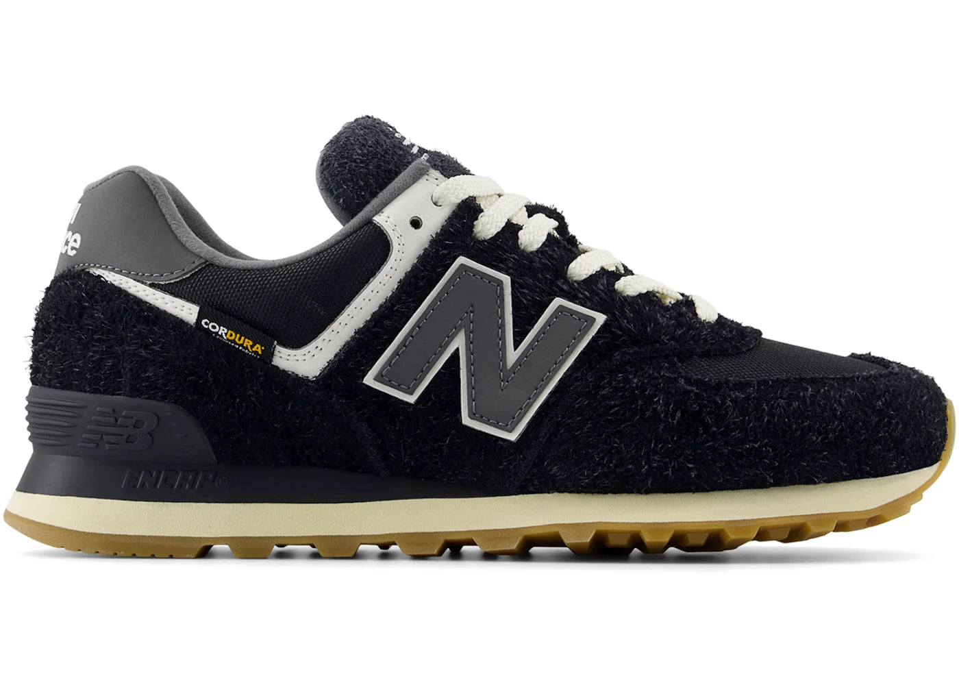 New Balance 574 Cordura Black Green - vue 360