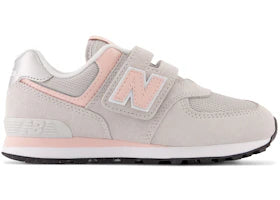 New Balance 574 Core Hook and Loop Rain Cloud Pink Haze (PS) - vue 360