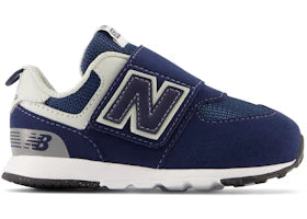 New Balance 574 Hook and Loop Navy White (TD)