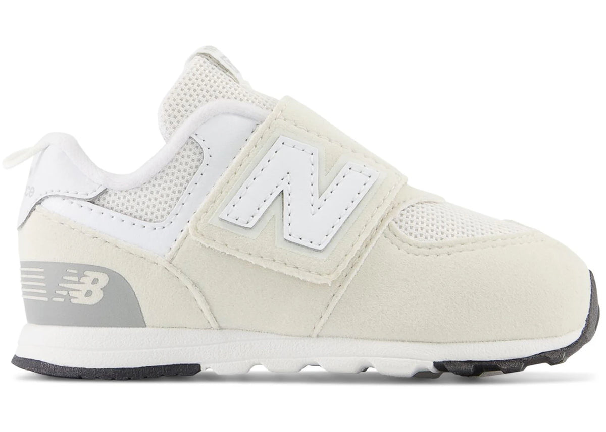 New Balance 574 Hook and Loop Nimbus Cloud White (TD) - vue 360
