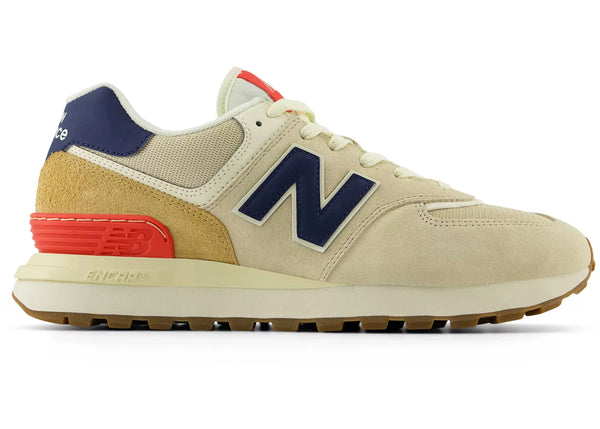 New Balance 574 Legacy Cream Navy sneakers - authentic New Balance shoes