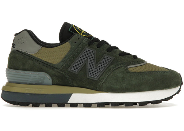 New Balance 574 Legacy Stone Island Dark Green sneakers - authentic New Balance shoes