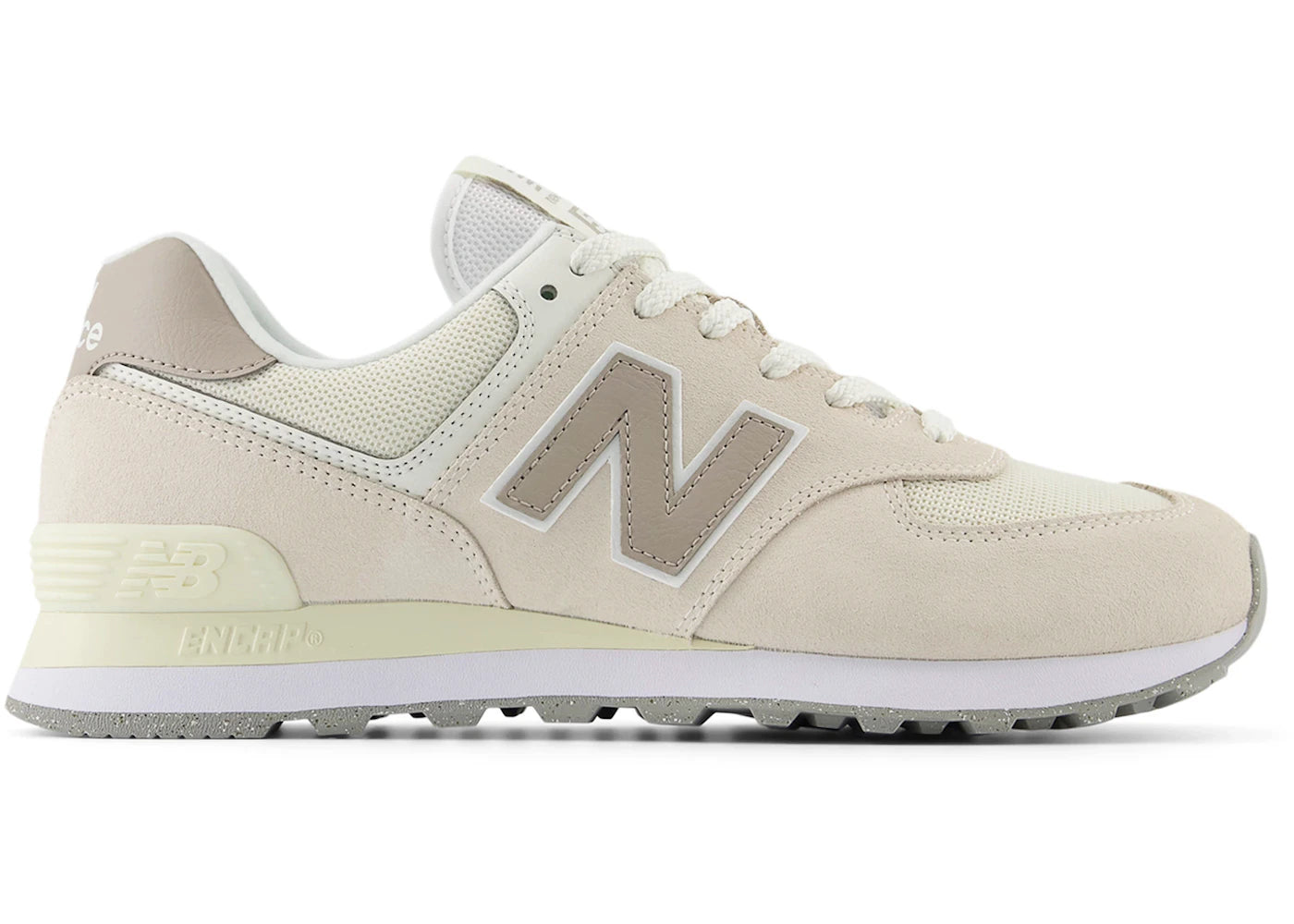 New Balance 574 Linen Light Mushroom - vue 360