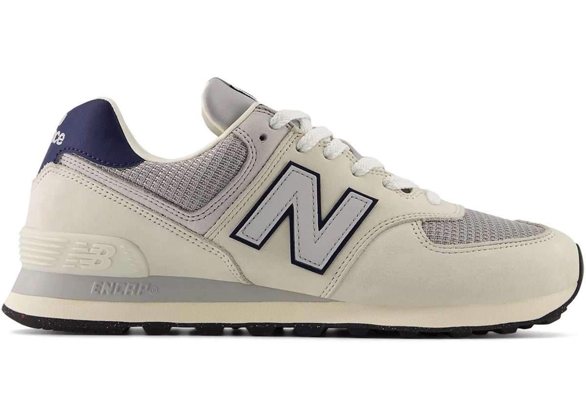 New Balance 574 Sea Salt Navy - vue secondaire A