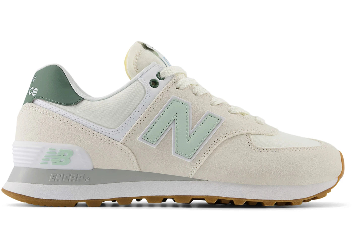 New Balance 574 Sea Salt New Spruce (Women's) sneakers - authentic New Balance shoes