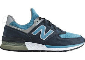 New Balance 574 Sport Ronnie Fieg X DSM Navy (Special Box) - vue 360