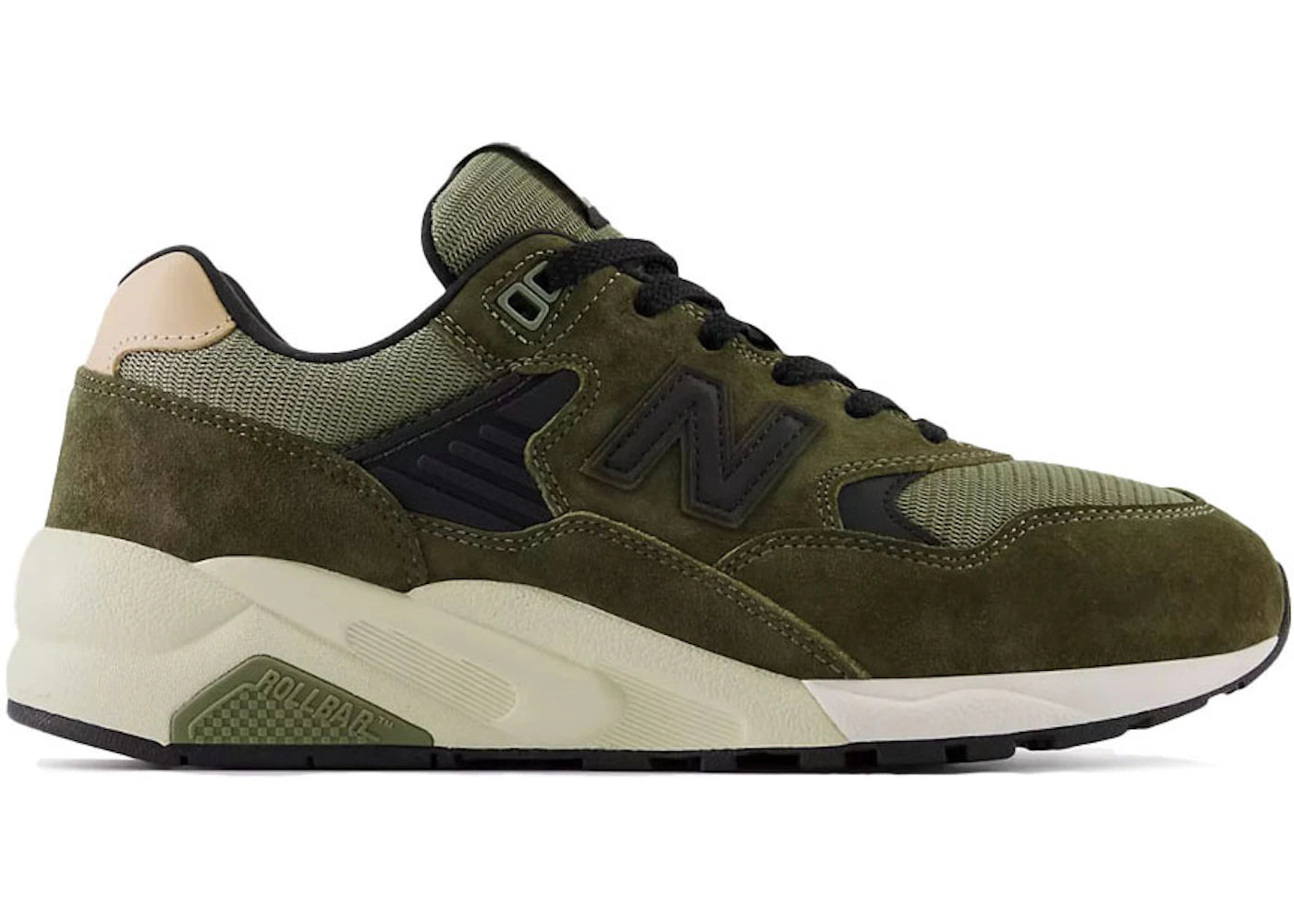 New Balance 580 Dark Olivine - vue secondaire A