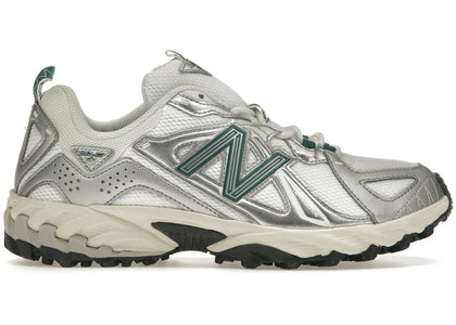 New Balance 610 Silver Metallic Reflection Green - authentic New Balance sneakers