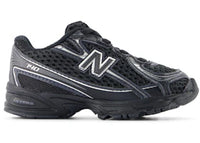 New Balance 740 Bungee Lace Black Silver Metallic (TD)