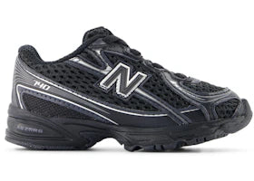 New Balance 740 Bungee Lace Black Silver Metallic (TD)