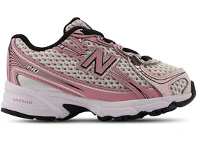 New Balance 740 Bungee Lace Washed Burgundy Pink Taffy (TD) - vue 360