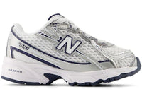 New Balance 740 Bungee Lace White Navy Silver (TD)