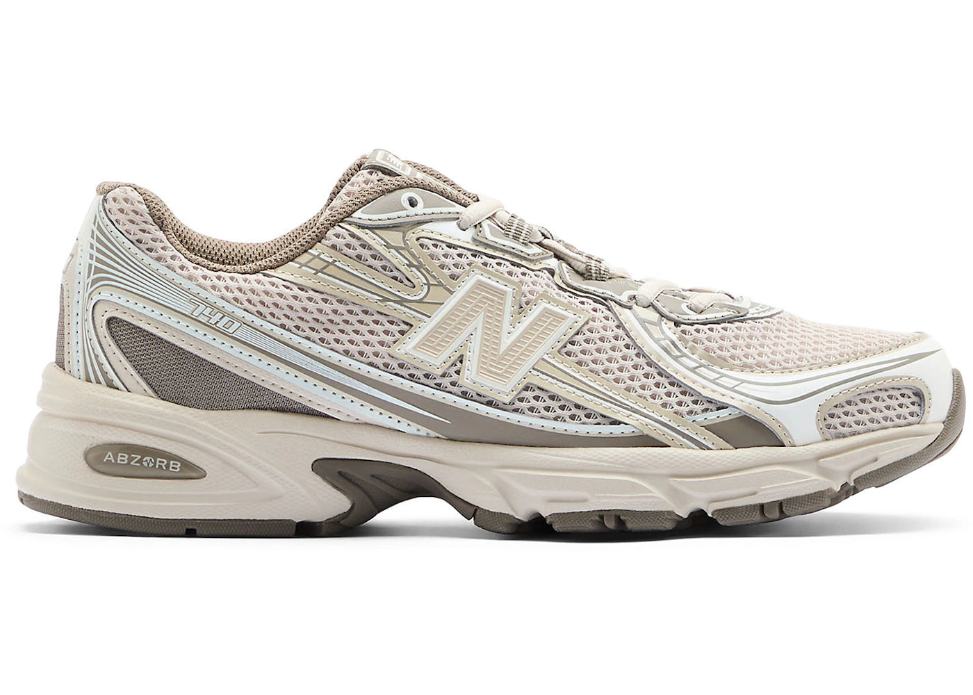 New Balance 740 Dockside Timberwolf Sea Salt - vue 360
