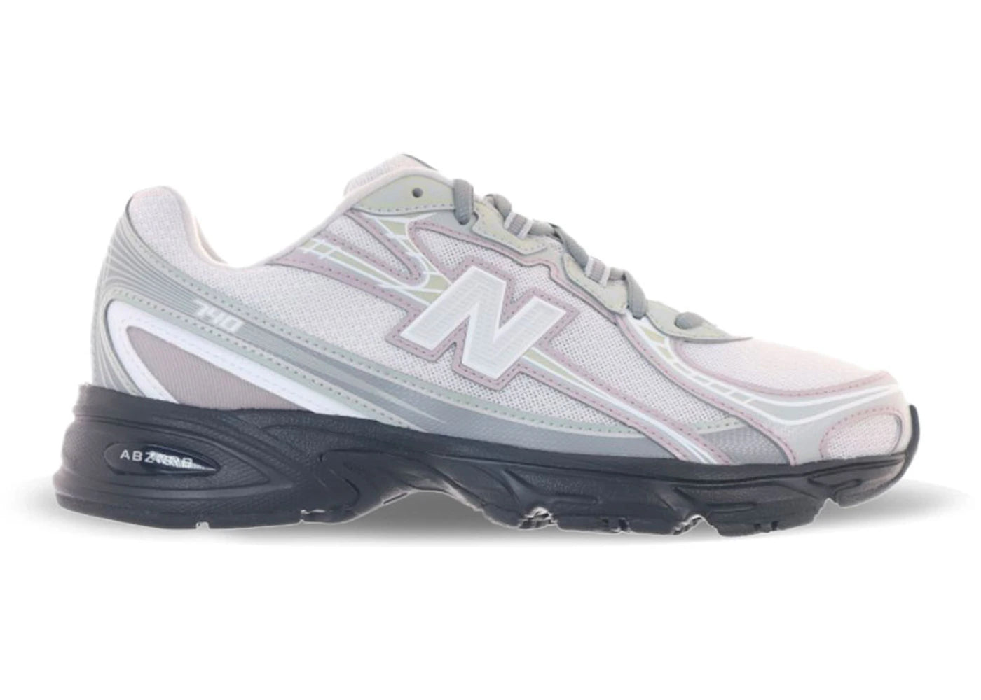 New Balance 740 Silver Metallic Rain Cloud - vue 360