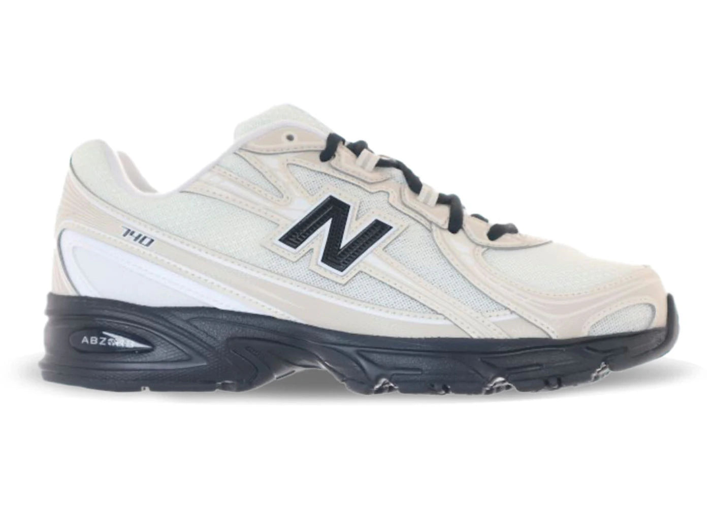 New Balance 740 Timberwolf White - vue 360