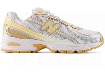 New Balance 740 White Indoor Court Ash Wood - authentic New Balance sneakers