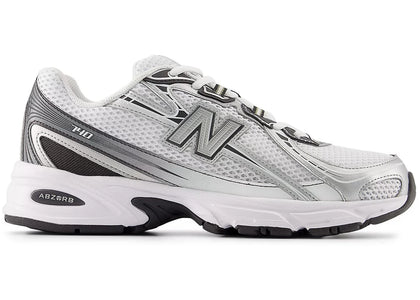 New Balance 740 White Metallic Silver Black - authentic New Balance sneakers
