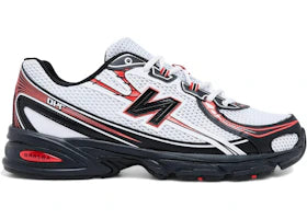 New Balance 740 White Red Black - vue 360