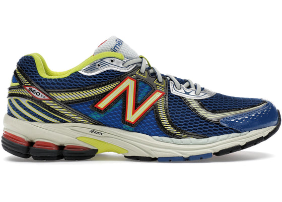 New Balance 860v2 Aimé Leon Dore Blue Yellow sneakers - authentic New Balance shoes