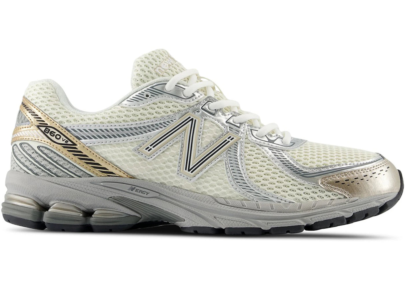 New Balance 860v2 Sea Salt Gold Metallic