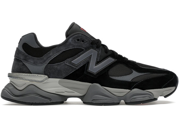New Balance 9060 Black Castlerock Grey sneakers - authentic streetwear shoes