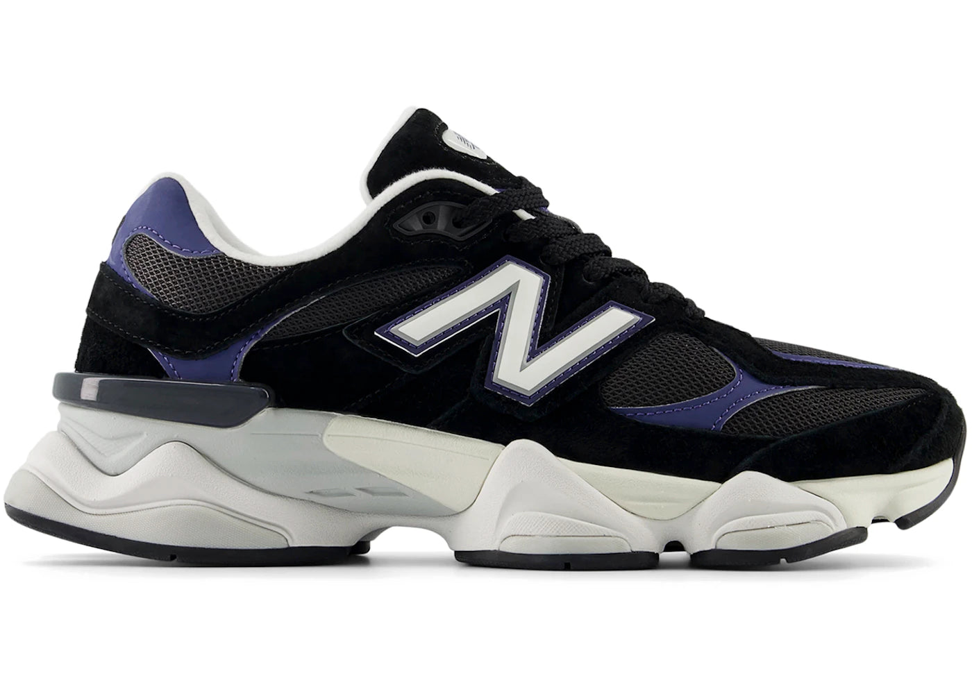 New Balance 9060 Black Concord White - vue secondaire A