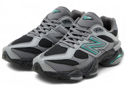 New Balance 9060 JD Exclusive Grey Black Teal - authentic New Balance sneakers