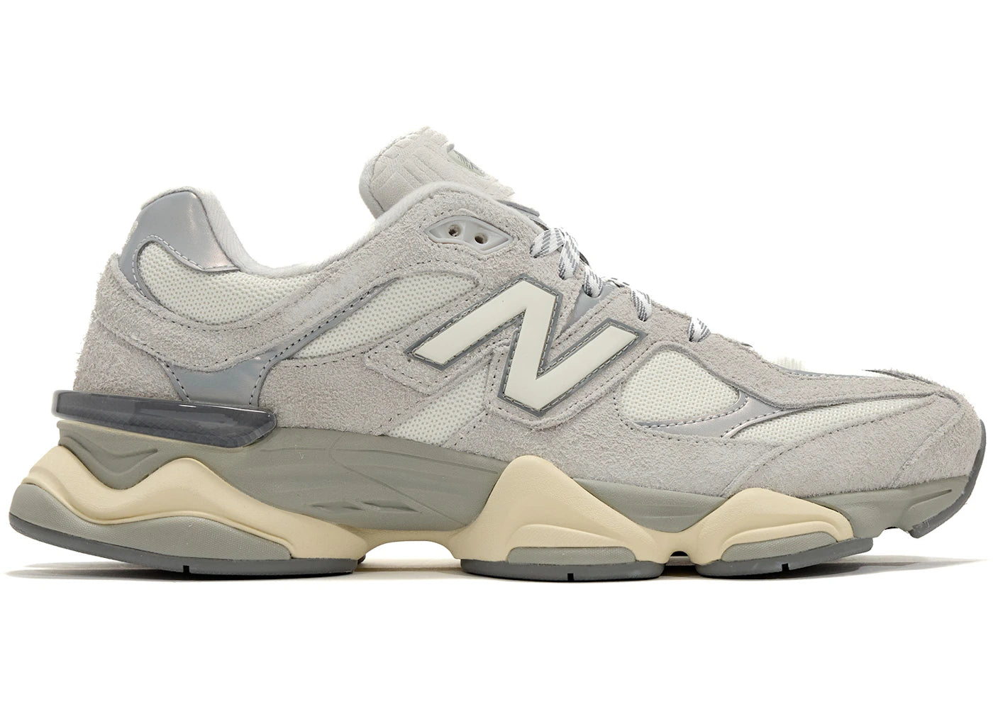 New Balance 9060 Hellgrau Weiß - vue 360