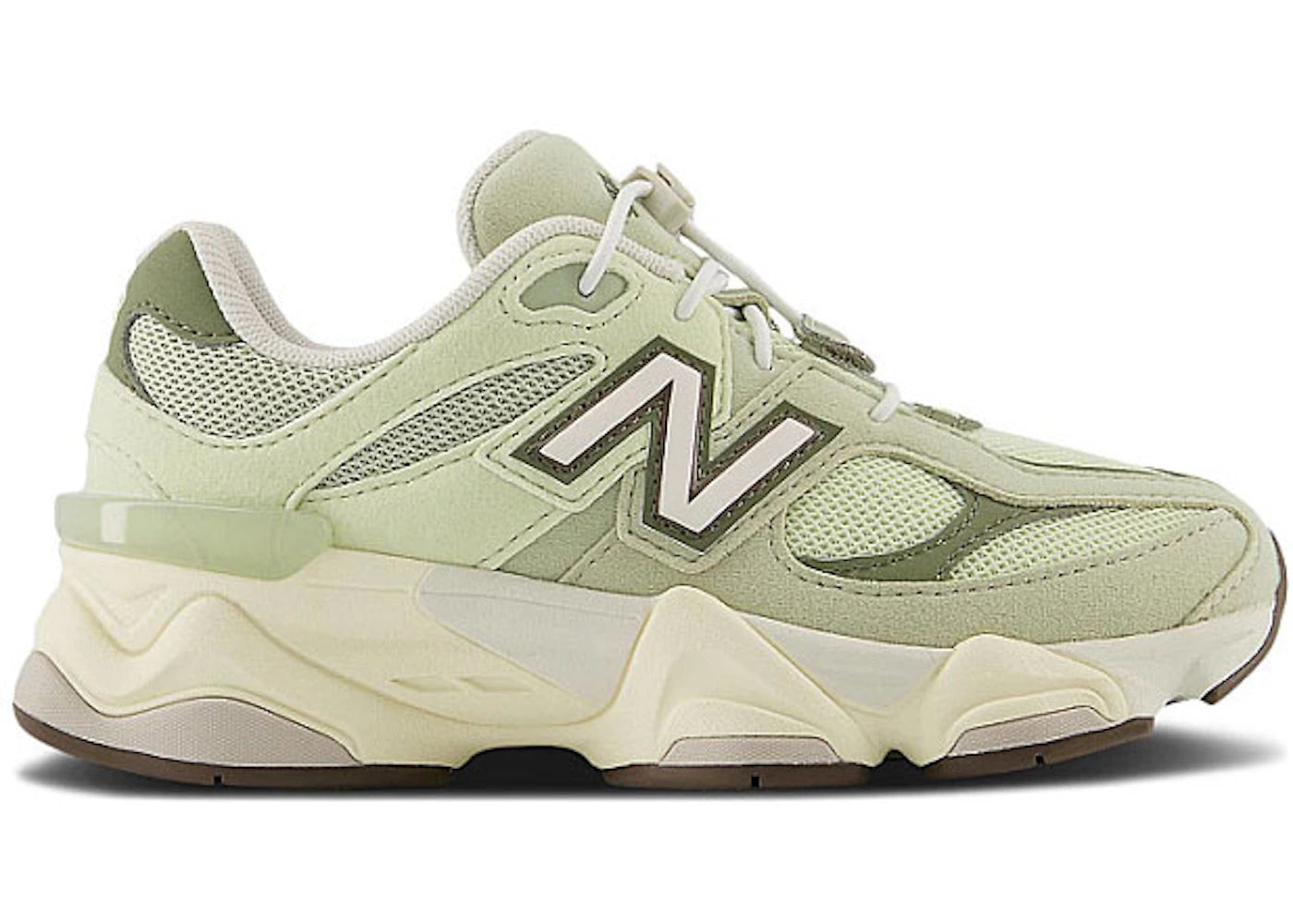 New Balance 9060 Olivine (GS) - vue secondaire A
