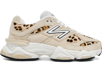New Balance 9060 Tan Leopard White