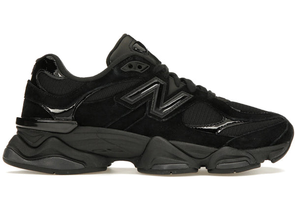 New Balance 9060 Triple Black Patent sneakers - authentic New Balance shoes