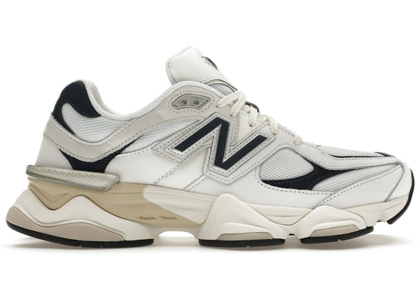 New Balance 9060 White Navy sneakers - authentic streetwear shoes