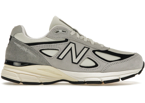 New Balance 990v4 MiUSA Teddy Santis Grey Black Cream sneakers - authentic New Balance shoes