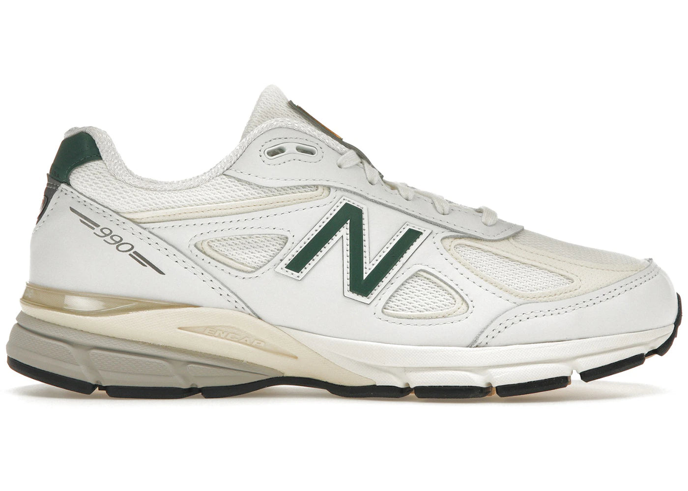 New Balance 990v4 MiUSA White Green