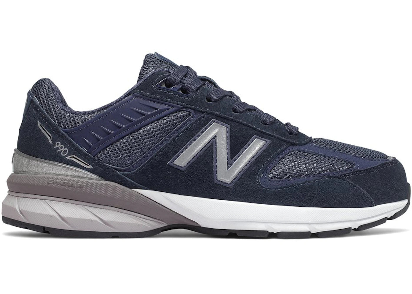 New Balance 990v5 Navy (GS) - vue 360